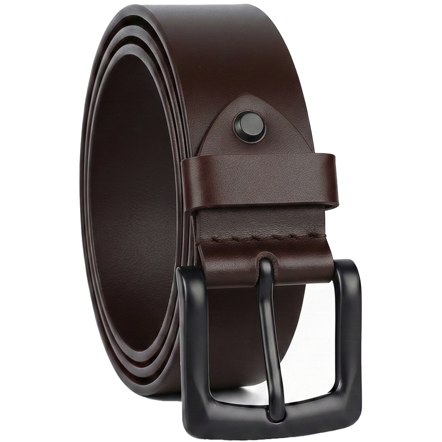 RABELL Genuine Leather Belt Fits Waist up to 46 inches